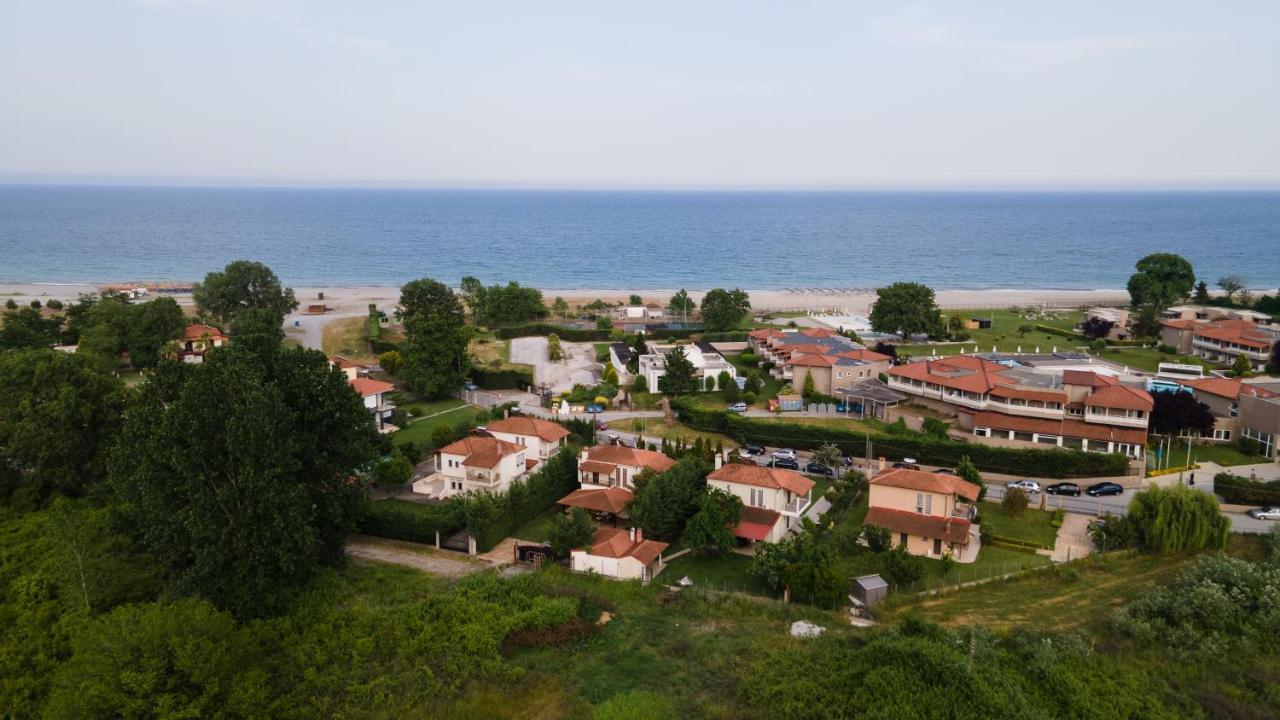 Παραθαλάσσια Αυτόνομη Εξοχική Κατοικία Αιγλη Limín Litochórou Kültér fotó